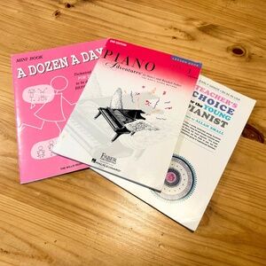 Set of 3 Children's Piano Lesson Book Music Educational Early Learning Kids